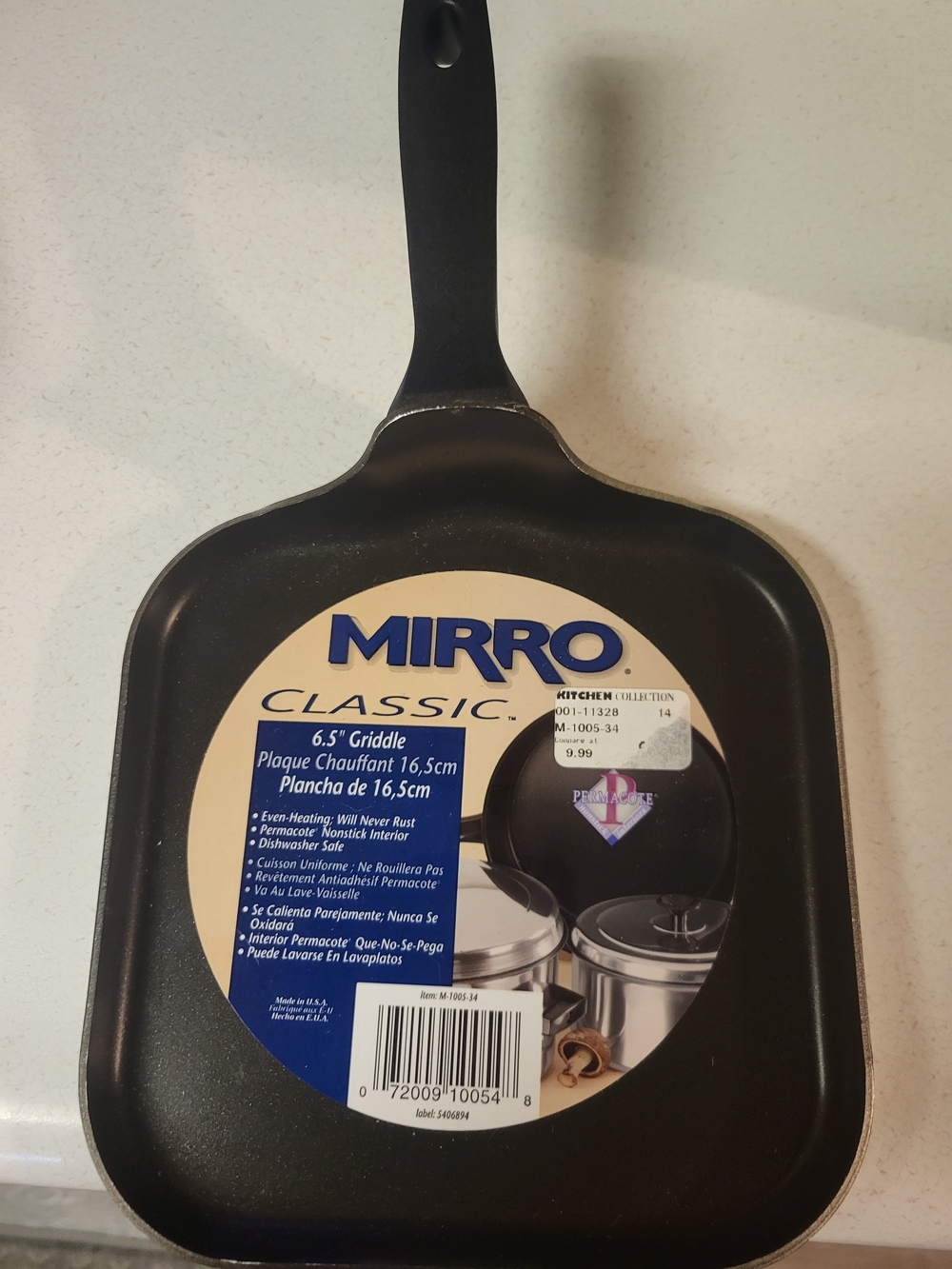 Mirro Classic 6.5" Black Nonstick Griddle
